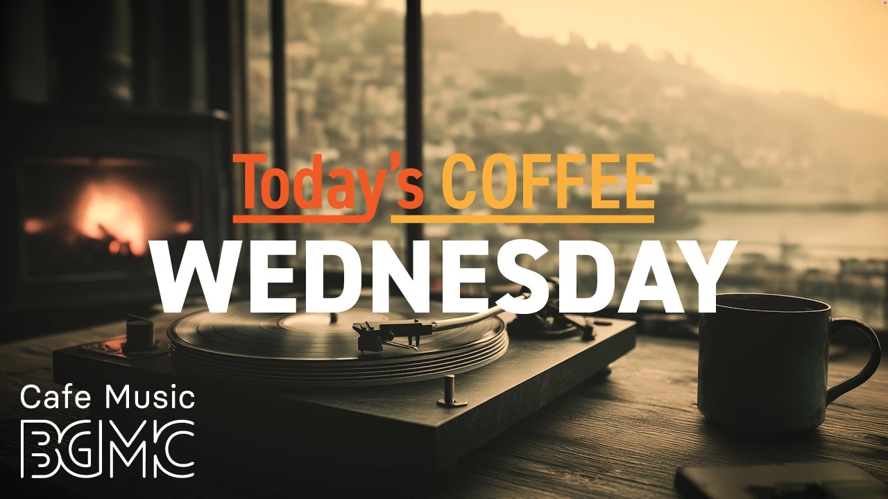 Today's COFFEE WEDNESDAY: Harbor Fireside Cafe Jazz ☕ Warm Piano & Smooth Bossa Nova for Deep Focus