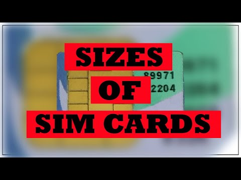 What Are The Sizes Of SIM Card | Dimension Of SIM Cards | Different Types Of SIM Cards