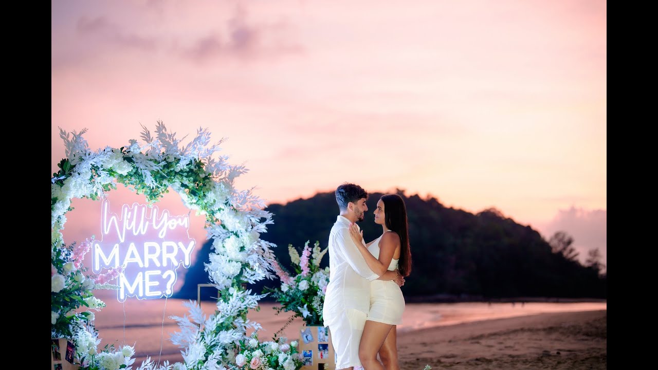 Best Surprise Beach Proposal in Phuket, Thailand by BESPOKE EXPERIENCES