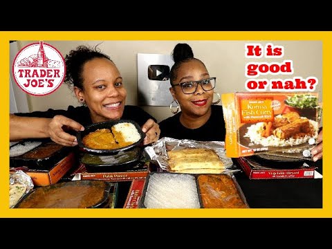 TRYING EVERY TRADER JOES FROZEN INDIAN FOOD ENTREE!