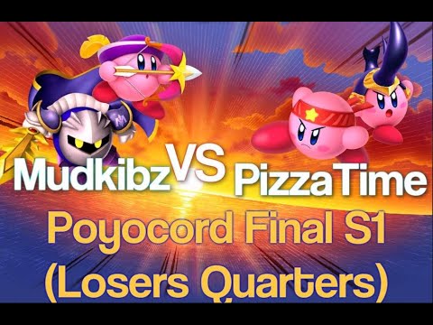 Mudkibz (Archer/MK) vs Pizza Time (Fighter/Beetle) - Kirby Fighters 2 - Poyocord Finale Season 1