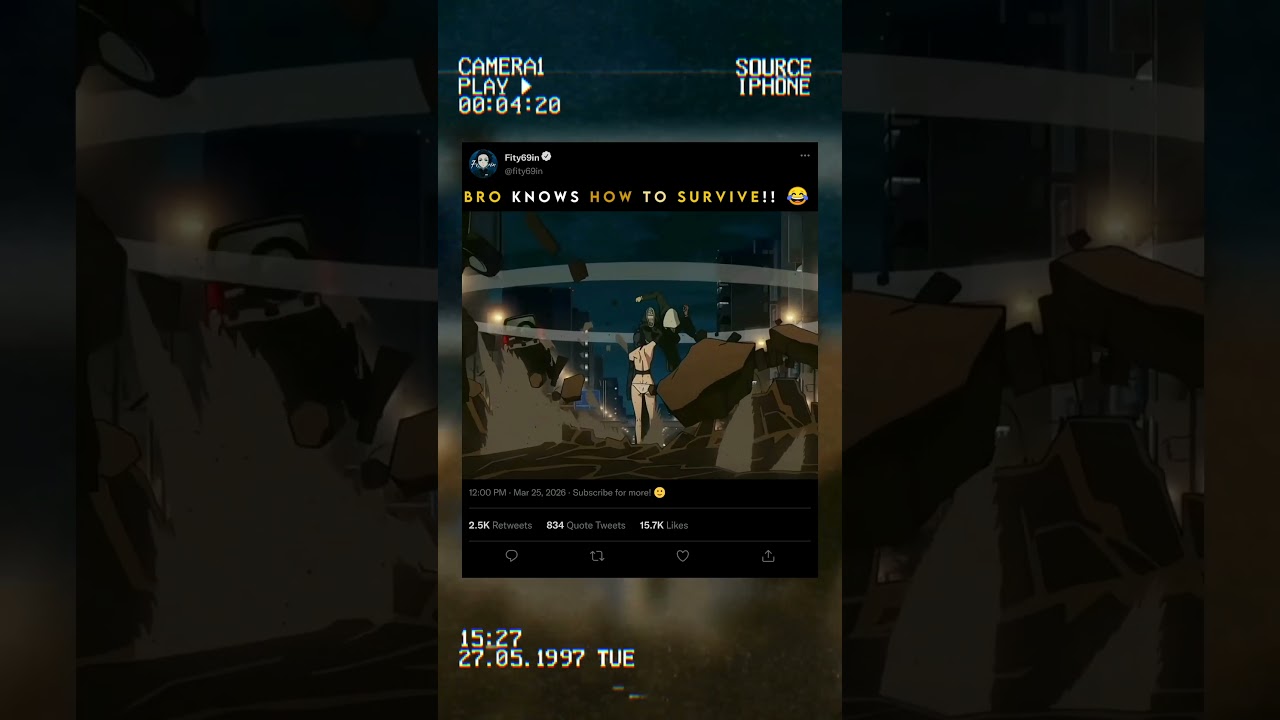 BRO KNOWS HOW TO SURVIVE | #anime #chainsawman #reze #denji #makima #shorts