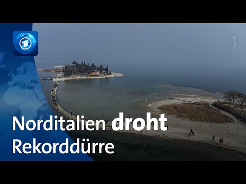 Dürre in Norditalien: Trockenheit auch am Gardasee