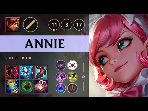 Annie Mid vs Lissandra - KR Master Patch 25.S1.3