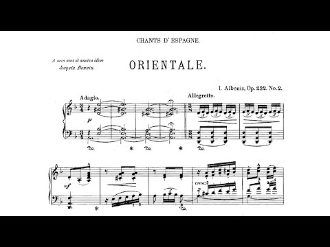 Albeniz: Cantos de España Op. 232 - Oriental  - Alicia de Larrocha, 1962 - Turnabout TV 34775