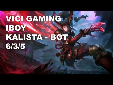 Vici Gaming iBoy Bot Kalista vs Varus - KR Master Patch 10.9