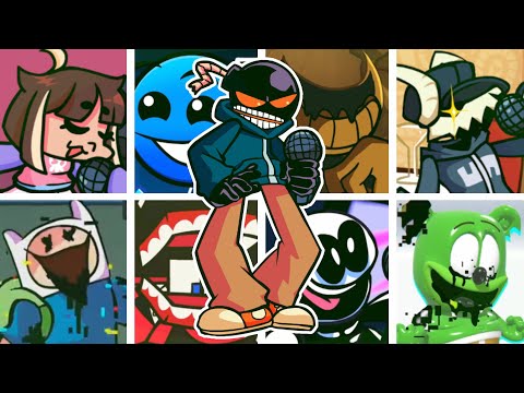 OVERHEAD but Every Turn a Different Character Sings💙💛(FNF OVERHEAD But Everyone Sings It)