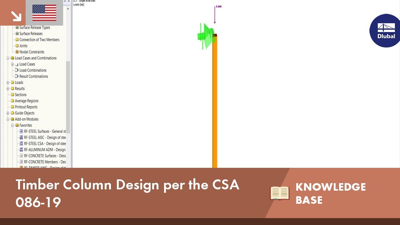KB 001675 | Timber Column Design per the CSA 086-19