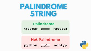 YouTube video 'Palindrome String | Palindromic Substrings Leetcode 647'