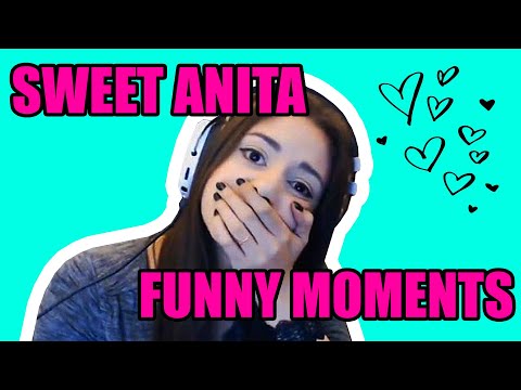 SWEET ANITA FUNNY TWITCH MOMENTS AND CLIPS #2