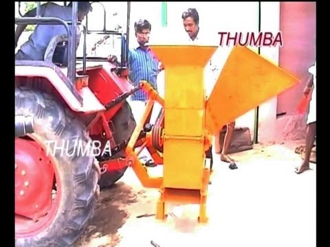 Chipper and Shredder for Organic Farming 20 HP