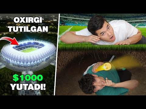 $1000 UCHUN BUNYODKOR STADIONIDA EKSTREMAL QUVLASHMACHOQ!