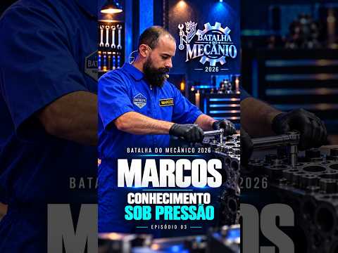 Conhecimento sob pressão! Como será que Marcos se saiu no 3º episódio do Batalha do Mecânico 2026?