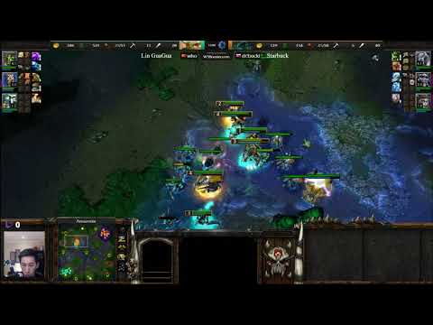 Lin Guagua (Orc) vs Starbuck (UD) - WarCraft 3 - WC3258