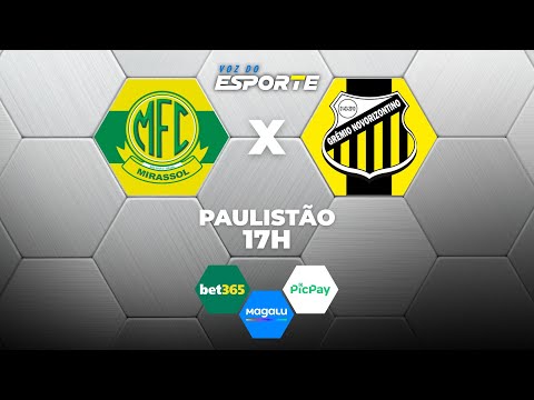 MIRASSOL X NOVORIZONTINO - AO VIVO | CAMPEONATO PAULISTA – 01/02/2026