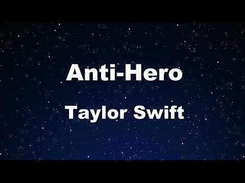 Karaoke♬ Anti-Hero - Taylor Swift 【No Guide Melody】 Instrumental