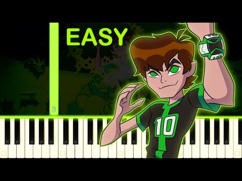 BEN 10 OMNIVERSE - Tutorial de piano fácil