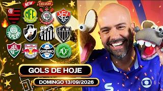 ⚽️TODOS OS GOLS DESTE DOMINGO 13/09/2026 GOLS DO BRASILEIRÃO, GOLS DE HOJE, GOLS DA RODADA(COMPLETO)