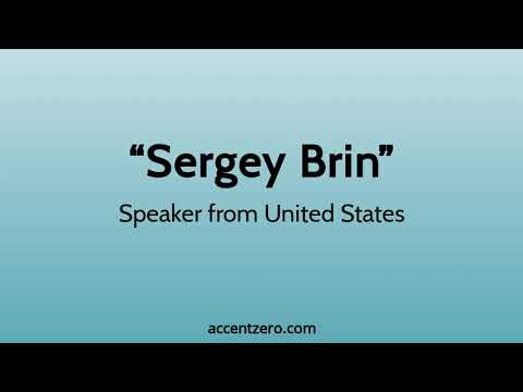 Pronounce "Sergey Brin" - South Korean accent vs. native U.S.