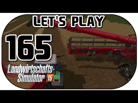 Let's Play Landwirtschafts Simulator 2015 Part 165 Futter mischen + Getreide dreschen