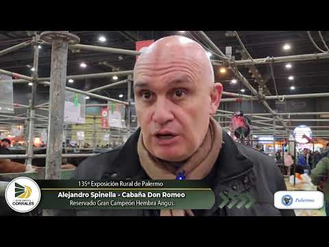 27-07-23 - Alejandro Spinella - Cabaña Don Romeo - Reservado Gran Campeón Hembra de la Expo  Palermo