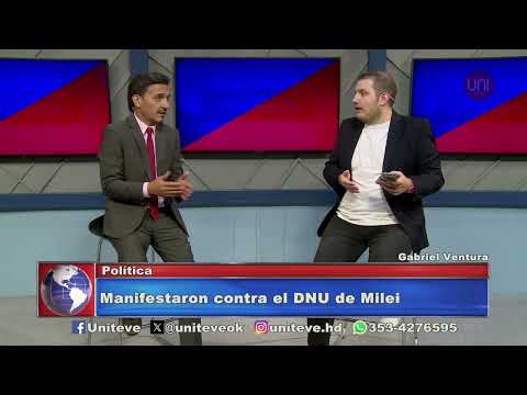 Manifestaron contra el DNU de Milei