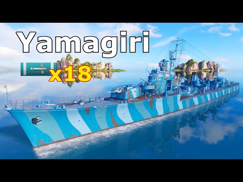 World of WarShips Yamagiri - 4 Kills 302K Damage