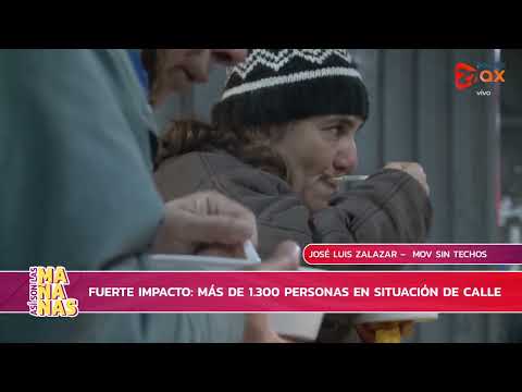 Santa Fe: más de 1.300 personas viven en situación de calle