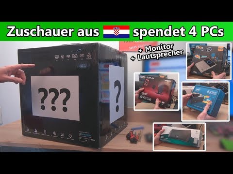 Zuschauer spendet 4 PCs 😲 Intel NUC ✅ Sapphire Edge ✅ Zbox ✅ USB-Monitor ✅ SSDs