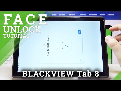 Set Up Face Unlock – Face ID on BLACKVIEW Tab 8