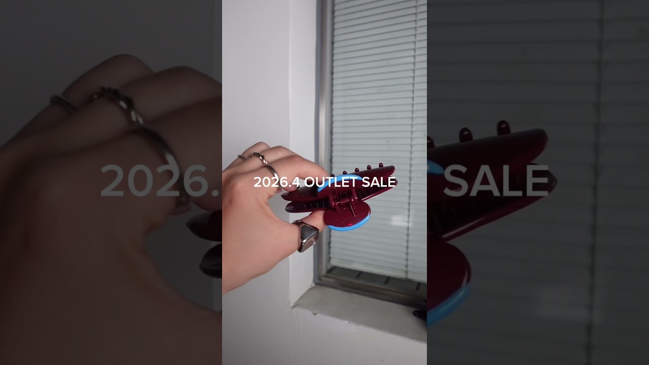 【数量限定】4月にアウトレットセールを予定しております！ #ヘアアレンジ #バンスクリップ