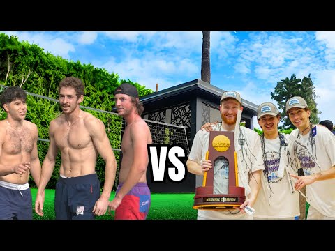 Backyard Volleyball vs D3 NATIONAL CHAMPIONS (Power Play Edition)