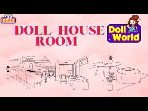 Doll House Room Decor😍 |Doll World|  #tizi #trending #dolls #youtube #viral #home #decor #interior