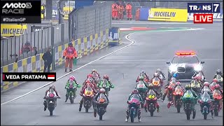 Download lagu LIVE 🔴 RACES MOTO3 | MOTOGP ITALIA 🟢 VEDA EGA PRATAMA 🇮🇩 START POSISI P13🔥SIAP MELESAT MENUJU PODIUM mp3