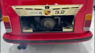Porsche 3.2L-Powered 1973 Volkswagen Type 2 Bus Project Start Up and Running