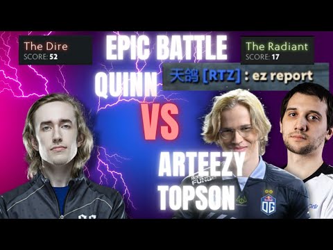 Quinn vs Topson mid. (GODLIKE sniper!!)