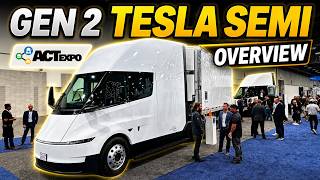 the New Gen 2 TESLA SEMI - Long &amp; Standard Range Overview