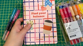 My Creative Journal Share - Memory Keeping Ideas & New Art Supplies | Grabie Unboxing #artsupplies
