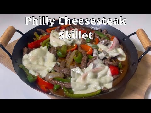 You’ve NEVER Had a Cheesesteak Like This (Low Carb, High Protein Skillet!)