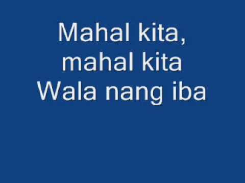 mahal kita lyrics by maricris garcia