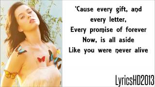 ♫♪✌ Katy Perry -  Ghost  ✌♫♪ *LYRICS*