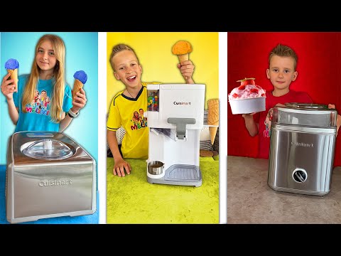 🍦 ÎNGHEȚATĂ într-o CULOARE 🍨 Facem înghețată de casă 🍧 Cine manâncă ÎNGHEȚATA PEDEAPSĂ 🫢