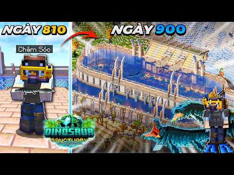 900 NGÀY XÂY DỰNG KHU BẢO TỒN KHỦNG LONG TRONG MINECRAFT - BẮT ĐẦU HỆ SINH THÁI ĐẠI DƯƠNG!