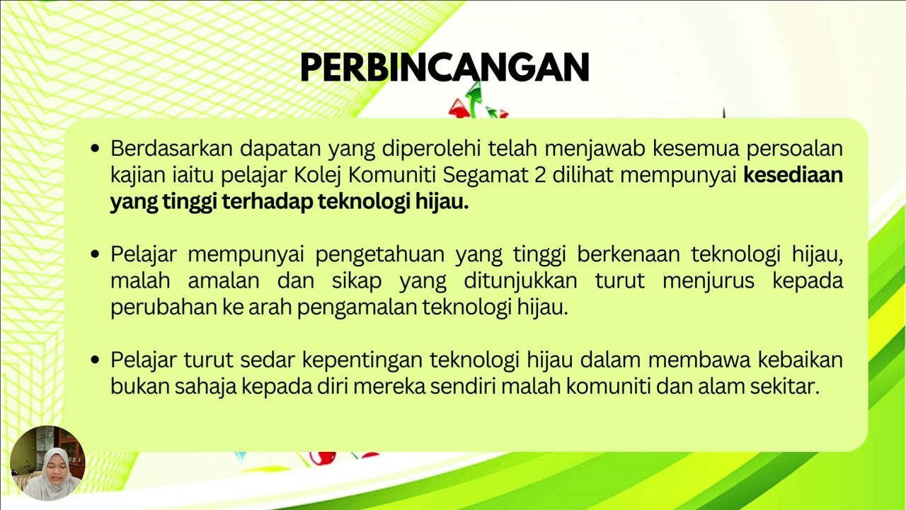 KESEDIAAN PELAJAR KOLEJ KOMUNITI SEGAMAT 2 TERHADAP TEKNOLOGI HIJAU
