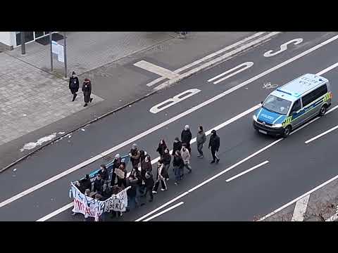 Demo der antifaschistischen Jugend gegen die Wehrpflicht (17. 01. 2026 Stendal)
