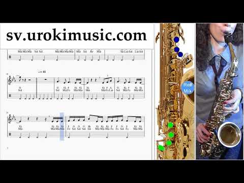 Lär Dig Spela Saxofon (Tenorsaxofon) Shawn Mendes - Treat You Better Tabs Nybörjare um-i492