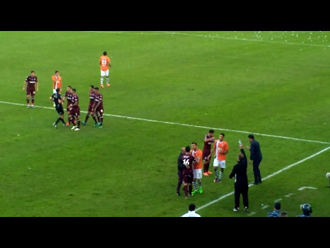 Expulsión de Alejandro Silva / Banfield 1 - Lanús 0 (Fecha 24)