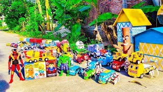 Download lagu Wow!!! Long Semi-Trailer Truck Unloading Toy Cars, Cement Mixer Truck, Mixer Truck, Loader mp3 Download lagu Wow!!! Long Semi-Trailer Truck Unloading Toy Cars, Cement Mixer Truck, Mixer Truck, Loader mp3