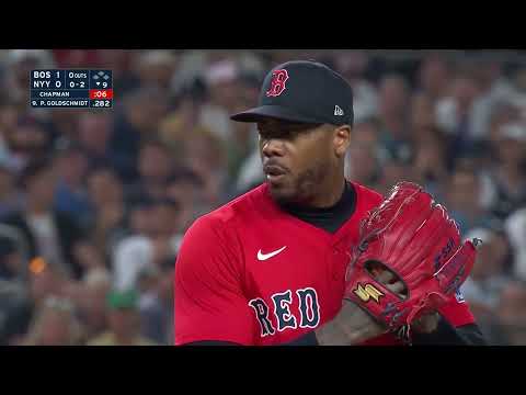 Aroldis Chapman dominates the Yankees to seal a 1-0 victory in the Bronx - Full Half Inning
