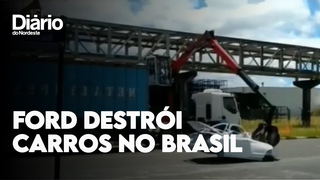 Imagem da notícia Encerrando produção no Brasil, Ford destrói 900 carros inacabados em fábrica de Camaçari, na Bahia